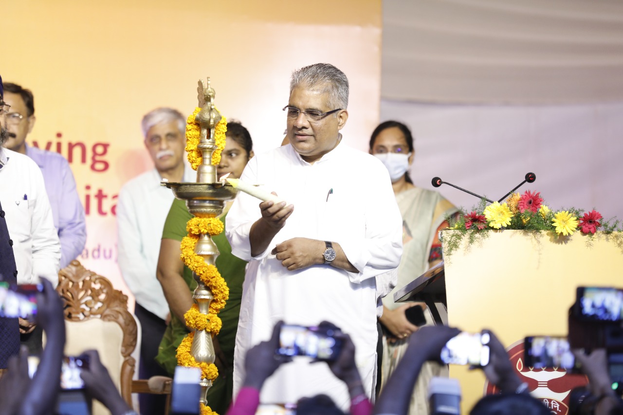 Foundation Stone Laying Ceremony of ESIC Hospital, Sriperumbudur on 22.05.2022